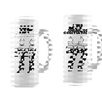 この身体７７年目 まだまだ行くぜ ７７歳 喜寿祝い 長寿祝い おもしろ 喜寿 コーヒーマグ - Kawaiitshirt