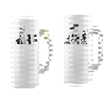 じんるいのしんか 人類の進化 Ufo Alien Human Evolution コーヒーマグ - Kawaiitshirt