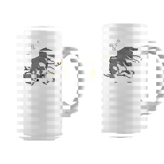 すやすや眠る黒柴 柴犬のドット絵 コーヒーマグ - Kawaiitshirt