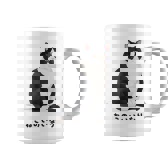 ねこのいいなり 猫 ネコ ぽっちゃり ハチワレ猫 黒白猫 白黒猫 イラスト 猫好き おしゃれ かわいい コーヒーマグ - Kawaiitshirt