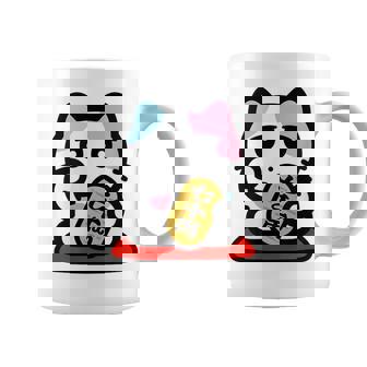 びーえするるる【Bsテレ東公式】まねきねこイラストtシャツ（ホワイト） コーヒーマグ - Kawaiitshirt