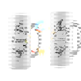 みんな大好きハシビロコウ 動かない鳥 はしび郎クラブtシャツ 絵しりとり遊び どうぶつ Zoo コーヒーマグ - Kawaiitshirt