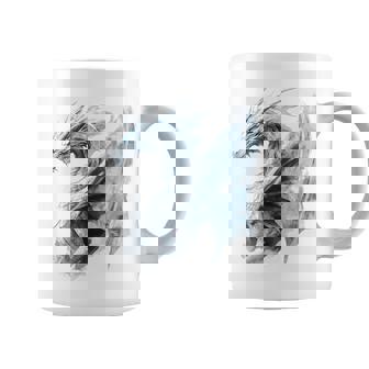 アイスドラゴン グラフィック 神話アート アイスドラゴン コーヒーマグ - Kawaiitshirt