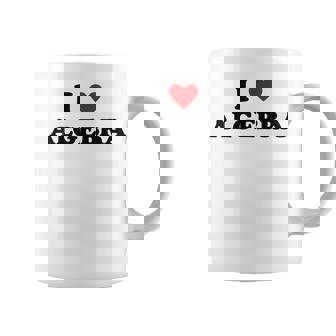 アイ・ハート・マス・ティーチャー-ファニー・アイ・ラヴ・アルゲブラ コーヒーマグ - Kawaiitshirt