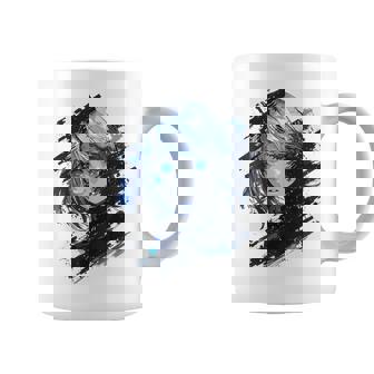 アニメ 漫画 グラフィック 青い目 アート アニメ コーヒーマグ - Kawaiitshirt