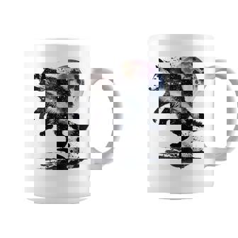 アライグマ アニマルモチーフ ムーンアート アニマルプリント アライグマ コーヒーマグ - Kawaiitshirt