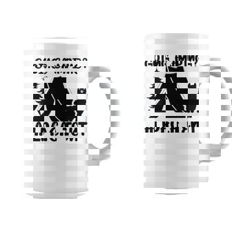 アルパカ キャンプ 恋人 テント キャンパー 行楽 キャンプ アルパカ 長袖tシャツ コーヒーマグ - Kawaiitshirt