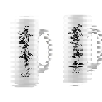 アロハ ハワイ ハワイアン ヴィンテージ ワヒネ フラダンス ダンサー ガール コーヒーマグ - Kawaiitshirt