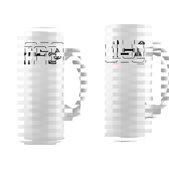 イート・スリープロータリー コーヒーマグ - Kawaiitshirt