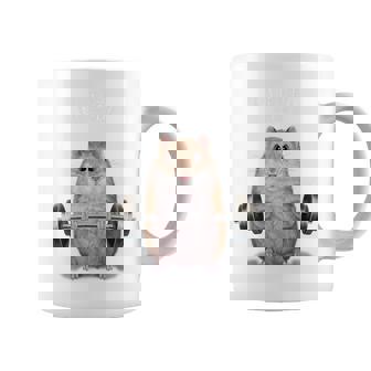 ウェイトリフティング 筋トレ バーベル やる気がないなら家に帰れ ジャンガリアンハムスター コーヒーマグ - Kawaiitshirt