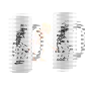 エイリアン スケルトン クリーチャー 松葉杖 スティック コーヒーマグ - Kawaiitshirt