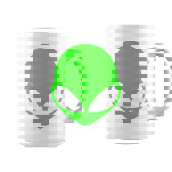 エイリアンヘッド グリーンフェイス ファニービリーブ Ufo ヒューマンコスチューム Edm 長袖tシャツ コーヒーマグ - Kawaiitshirt