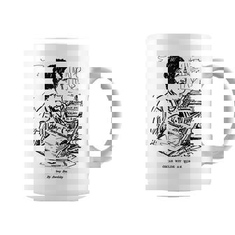 オスカー・ワイルド At Work By オーブリー・ビアズリー 1893 コーヒーマグ - Kawaiitshirt