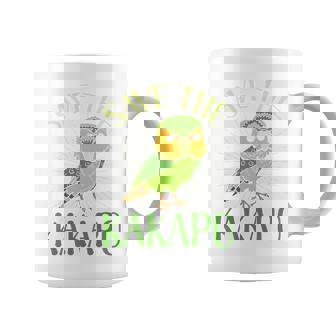 カカポ絶滅危惧保全啓発鳥を救え 長袖tシャツ コーヒーマグ - Kawaiitshirt