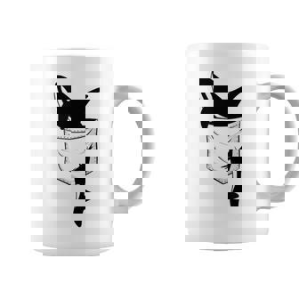 カジュアルなシャチ 面白いオルカをポケットに コーヒーマグ - Kawaiitshirt