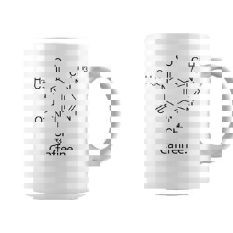 カフェインシャツ 化学構造 分子化学 コーヒー コーヒーマグ - Kawaiitshirt