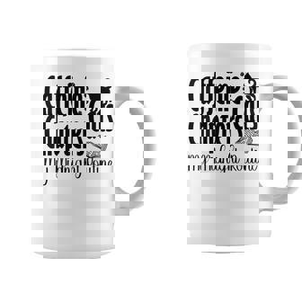 カフェイン猫・章 マイミッドナイトルーチン ナイトキャット フクロウ 長袖tシャツ コーヒーマグ - Kawaiitshirt