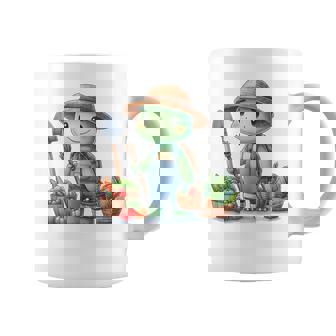 カメは農夫、かわいいデザイン。 コーヒーマグ - Kawaiitshirt