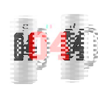 カレッジ 04 ナンバー スタイル ヴィンテージ イタリア国旗 コーヒーマグ - Kawaiitshirt