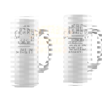 カンタベリー イングランド Uk Est Year Athletic Beige Distressed コーヒーマグ - Kawaiitshirt