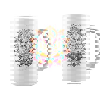 ガネーシャシンボル ヨガ ヒンドゥー教 象 神 ガネーシャ プージャ 長袖tシャツ コーヒーマグ - Kawaiitshirt