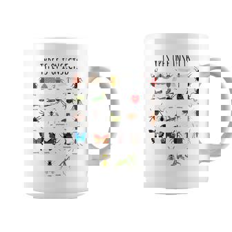 キッズ 昆虫の種類バグ識別科学 コーヒーマグ - Kawaiitshirt