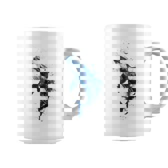 クジラ 水彩 海洋 動物 海の生物 青くじら デザイン コーヒーマグ - Kawaiitshirt