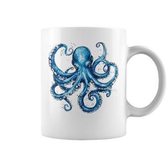 クール ブルー タコ 海 海 好き 触手 タコ好き コーヒーマグ - Kawaiitshirt