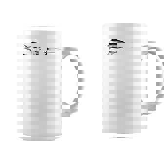 グラフィックフライフィッシングフックライン フィッシュマグロ コーヒーマグ - Kawaiitshirt
