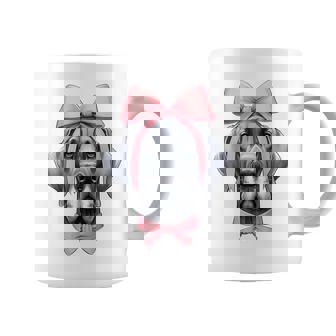 コケットボウ グレートデーン 犬 ママ ピンクリボン キュート 母の日 コーヒーマグ - Kawaiitshirt