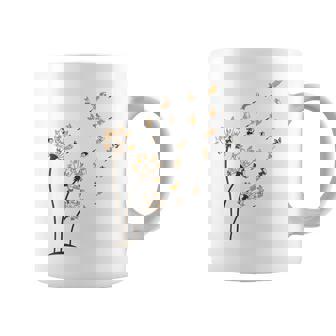 コーギー フラワー フライ タンポポ 面白い かわいい 犬好き ウェルシュ コーギー コーヒーマグ - Kawaiitshirt