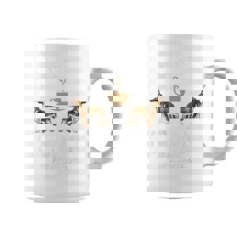 バックプリント コーヒーとジャーマン シェパード コーヒーマグ - Kawaiitshirt
