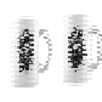 ゴシック フローラル アートワーク ゴス 美的 ローズ オルタナティブ フローラル コーヒーマグ - Kawaiitshirt