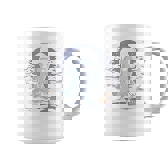 ゴースト 犬 散歩 面白い ハロウィン コスチューム パーティー パグ愛好家 長袖tシャツ コーヒーマグ - Kawaiitshirt