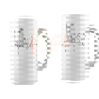 ゴールデンチンチラ ペルシャ猫 ハートビート Ekg I Love My Cats コーヒーマグ - Kawaiitshirt