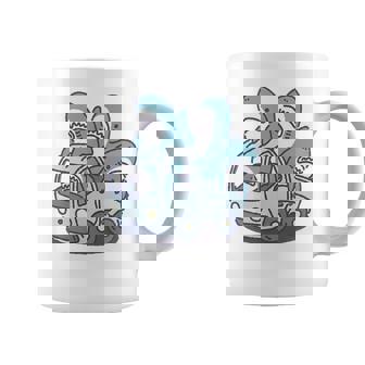 サメがたくさんトラックに コーヒーマグ - Kawaiitshirt