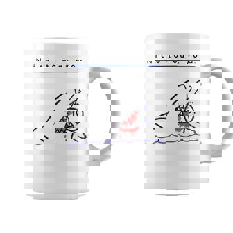 サメのことわざ ブラックユーモア Nice To Eat Yo コーヒーマグ - Kawaiitshirt