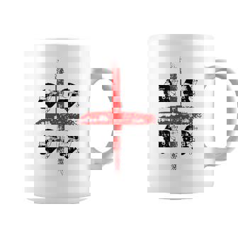 サルディニア国旗イタリア、四つのムーア国旗、グランジアート効果 コーヒーマグ - Kawaiitshirt