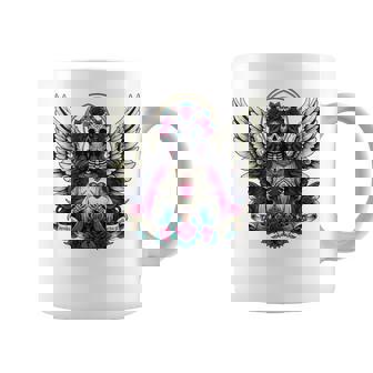 サンタ・ムエルテ 長袖tシャツ コーヒーマグ - Kawaiitshirt