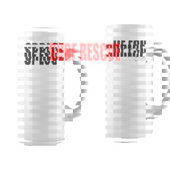 サーフレスキュービーチパトロールショアライフガード コーヒーマグ - Kawaiitshirt