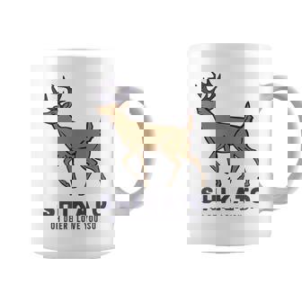 シカトhikato しかと 鹿 イラスト 簡単 鹿好き 鹿の十 鹿十 無視 シカトする 花札 言葉 おもしろ コーヒーマグ - Kawaiitshirt