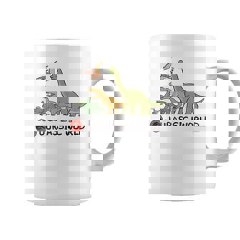 ジュラシック・ワールド Dinosaurs Loose Illust コーヒーマグ - Kawaiitshirt