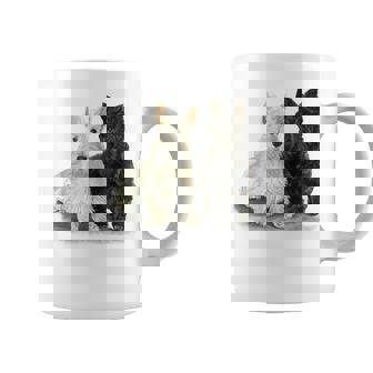 スコティッシュテリア犬の所有者ペット所有者アートデザイン コーヒーマグ - Kawaiitshirt