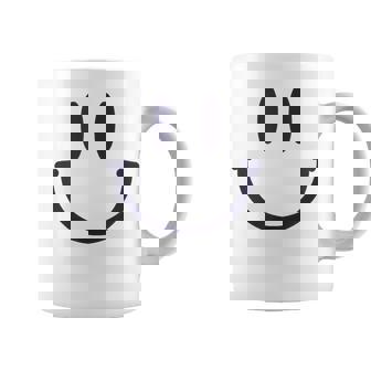 スマイリーフェイス キュート ポジティブ モチベーションアップ ハッピーススマイルフェイス コーヒーマグ - Kawaiitshirt