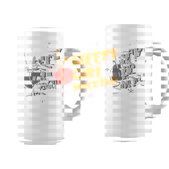 スリーピーガール モクテルクラブ レトロ ウェルネス キュート ファッショントレンド コーヒーマグ - Kawaiitshirt