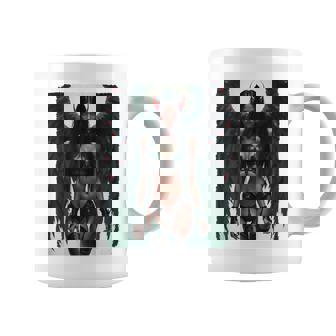 セクシーガールグラフィックtシャツ セクシーな悪魔の女の子のピンナップバックプリント コーヒーマグ - Kawaiitshirt