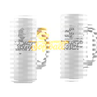 ソフトボール好き スポーツボール ラブ ソフトボール チームメイト 野球 長袖tシャツ コーヒーマグ - Kawaiitshirt