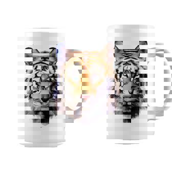 タイガー アニマル プリント グラフィック デッサン アートワーク フェイス トラ コーヒーマグ - Kawaiitshirt