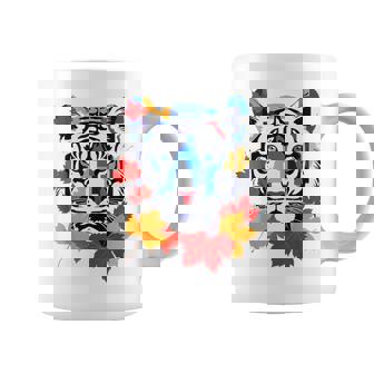 タイガー 動物 自然 動物園 抽象芸術 顔 虎 コーヒーマグ - Kawaiitshirt