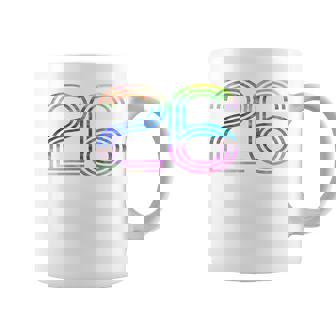 タイダイシャツ ナンバー26 レトロユニフォーム バックプリントジャージ コーヒーマグ - Kawaiitshirt